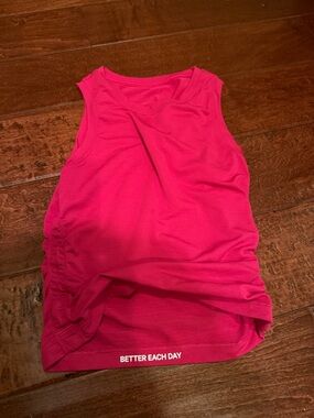 Lululemon Women's Hot Pink Sleeveless Tank Top - Better Each Day Size 4.